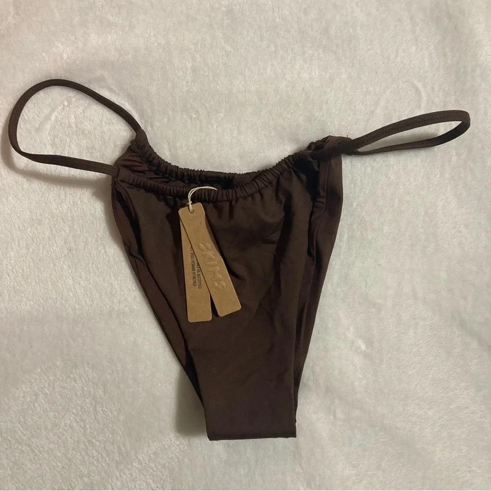 SKIMS Recycled Swim String Bikini Bottom L